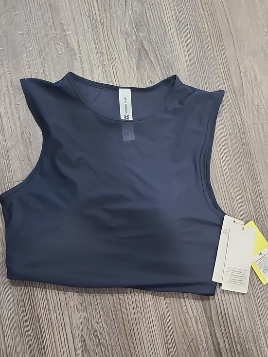 all in motion Tops - All In Motion Navy Mesh Sports Bra Size XS